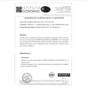 CERTIFICATO EI 120 FR